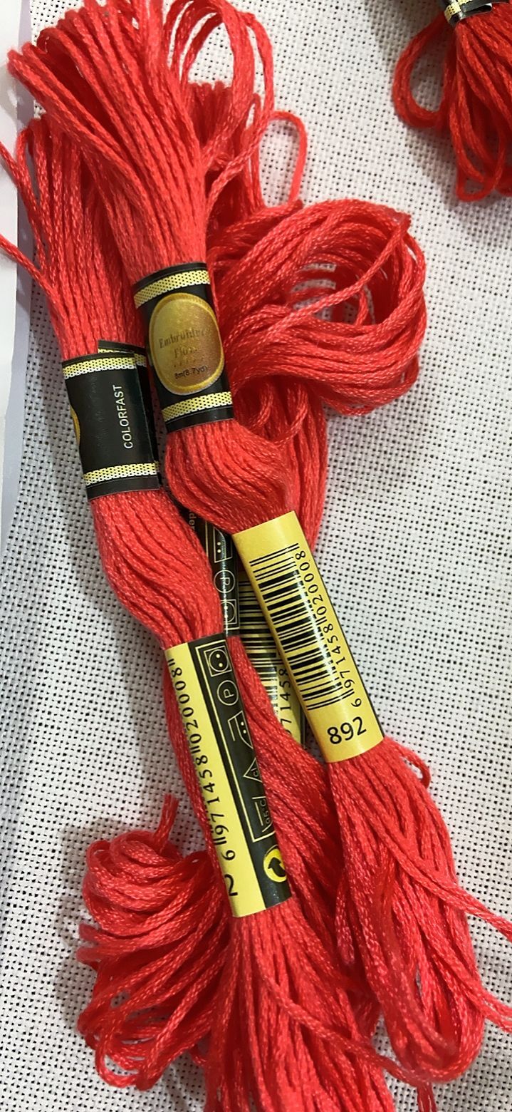 Dmc Floss Set - 10 adet/LOL Set çapraz dikiş ipliği