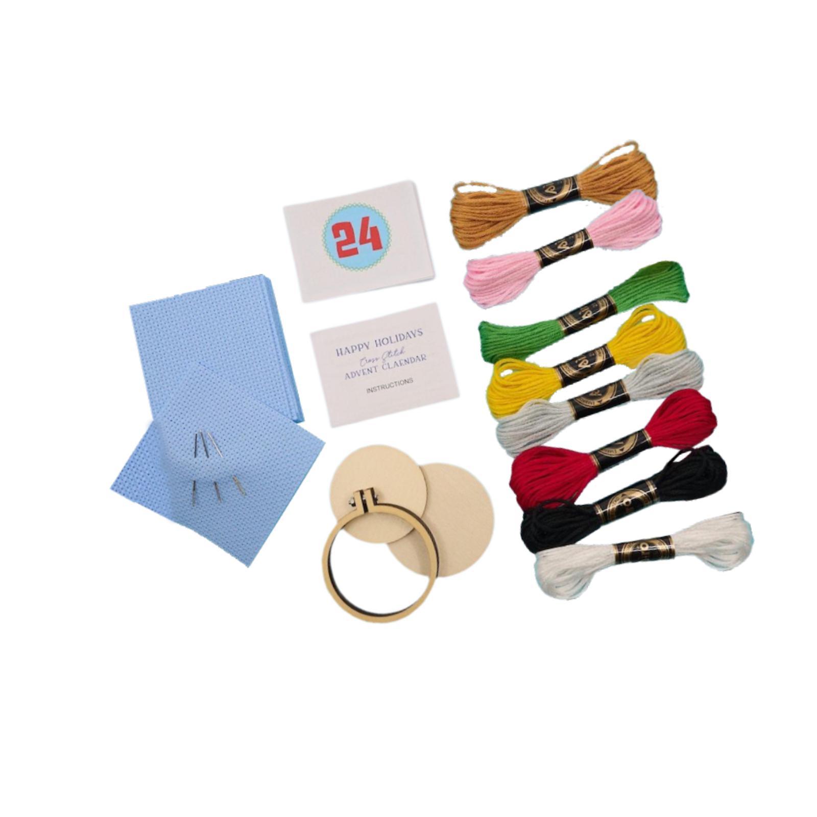 Embroidery Xmas Kits - Noel Nakış Seti, Noel Advent Takvimi,