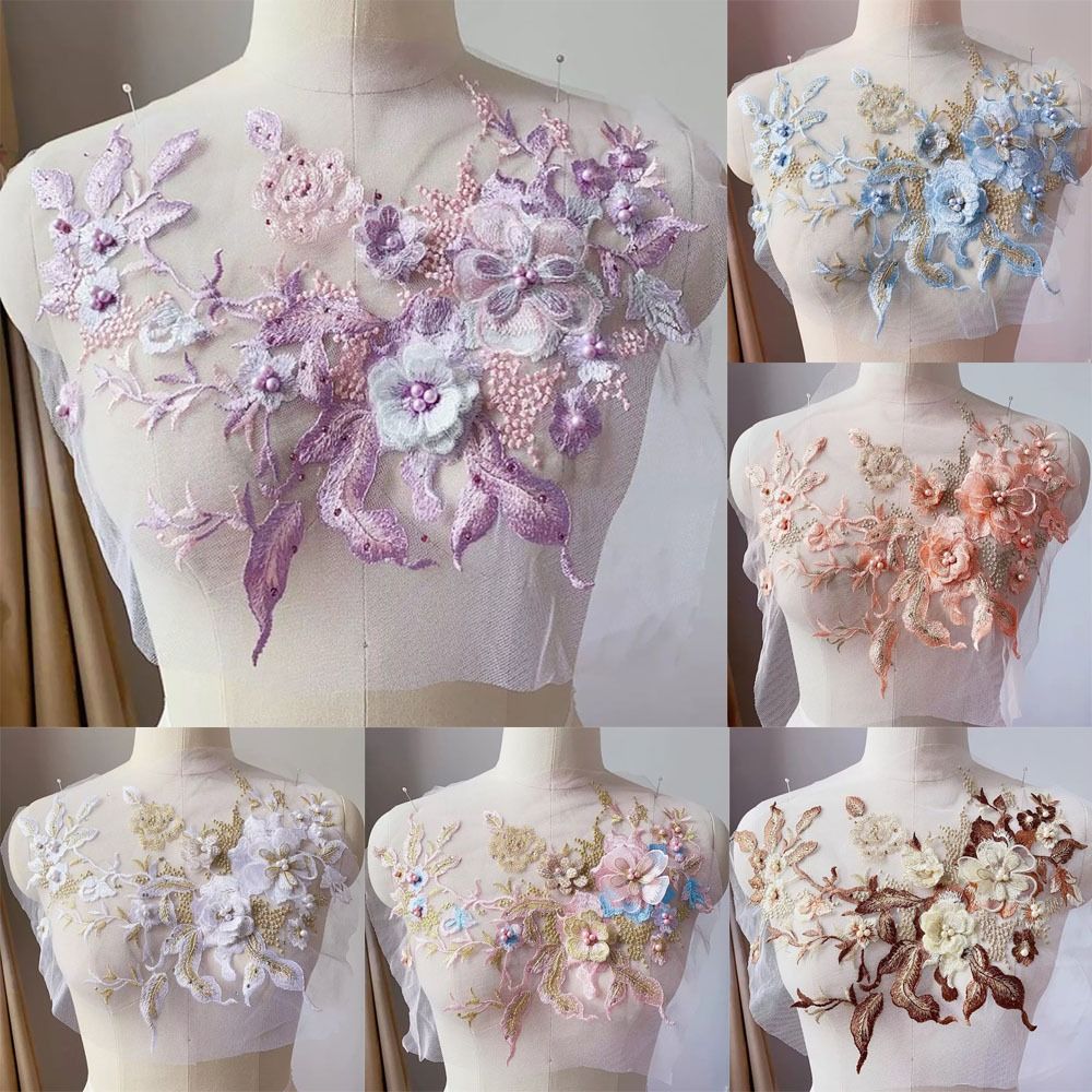 Embroidery Gradient - Şık Renkli Pullu İşlemeli Yamalar 3D