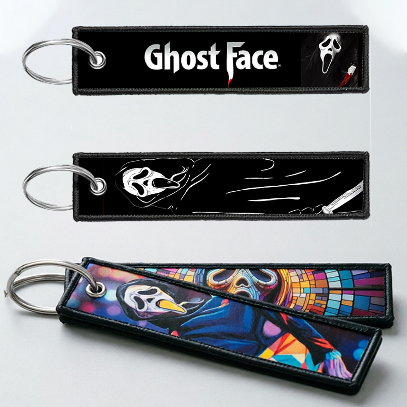 Embroidery Gift - GHOST FACE Anahtarlık Erkekler Kadınlar için