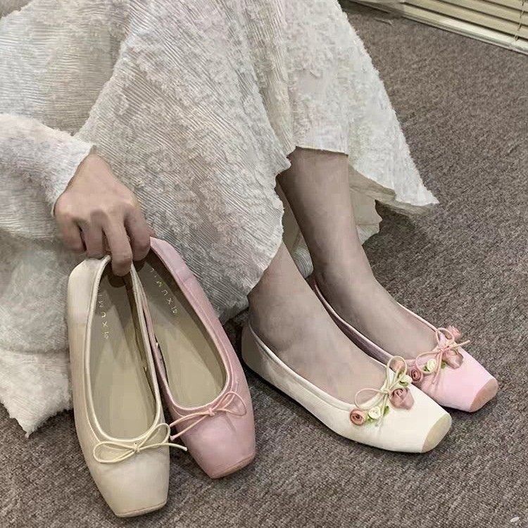 Kadın Flats Bow Marie Janes Ay - Embroidery Designer incelemesi ve fiyatı