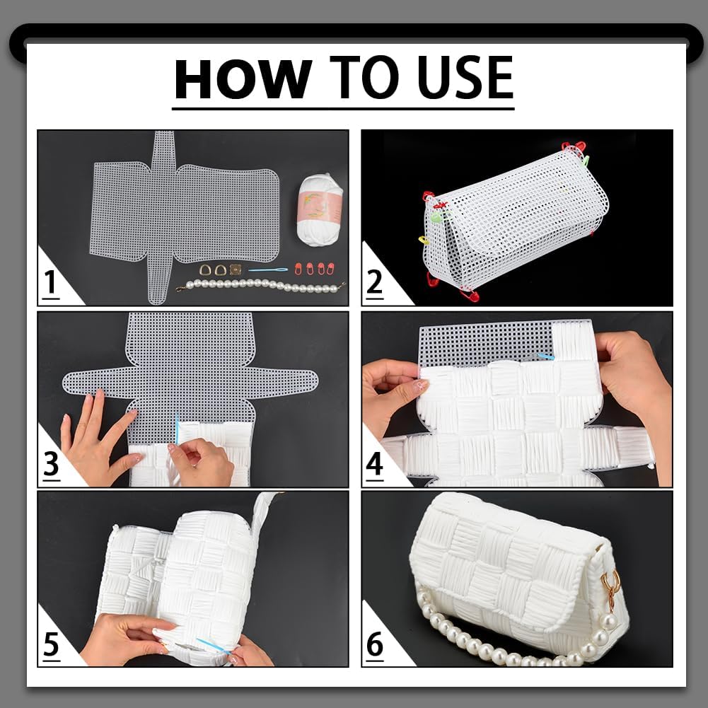1-4 Adet Plastik Örgü Tuval Ça - Embroidery Sheet incelemesi ve fiyatı