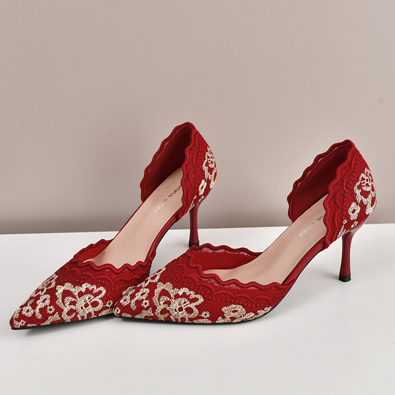 Lüks Kırmızı Beyaz Dantel İşle - Embroidery Wedding incelemesi ve fiyatı