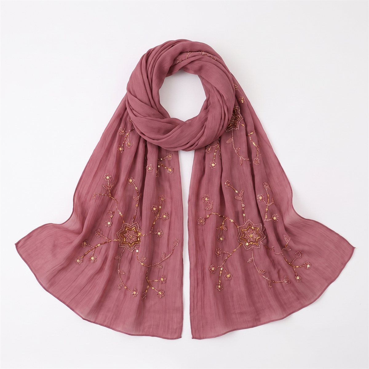 Çiçekli Pul İşlemeli Hafif Eşa - Embroidery Wedding incelemesi ve fiyatı