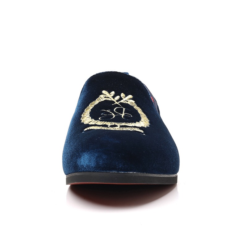 Lüks Tasarımcı Loafer'lar Süet - Embroidery Wedding incelemesi ve fiyatı