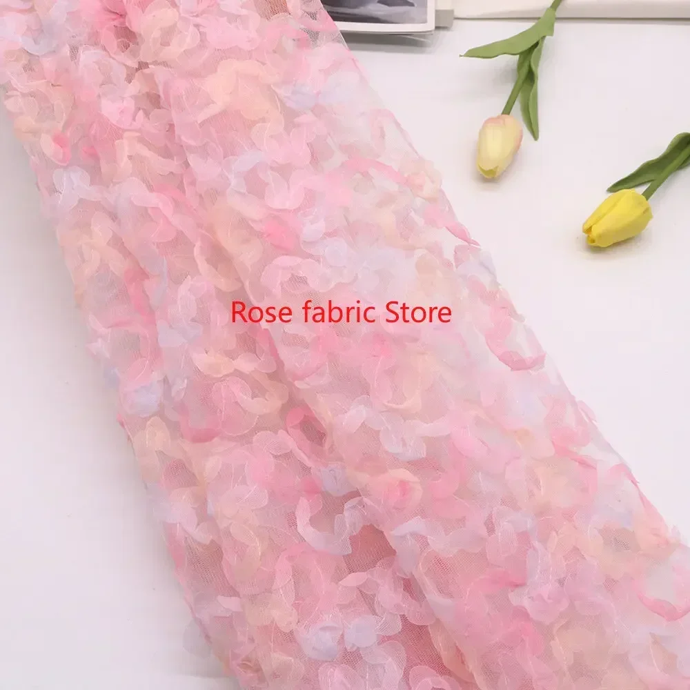 Degrade şifon gül kroşe dantel - Embroidery Gradient incelemesi ve fiyatı