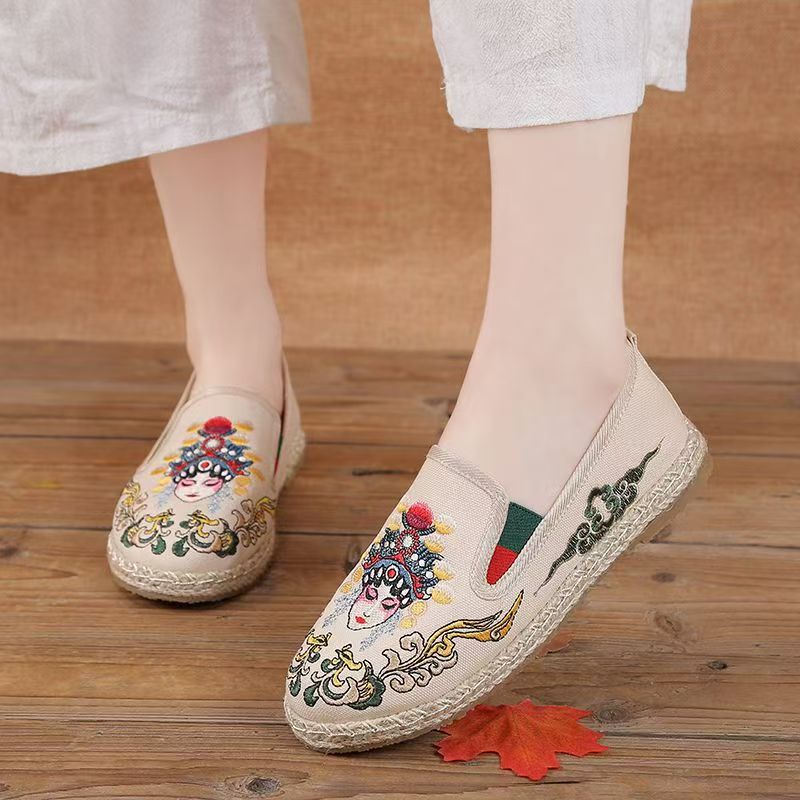 Kadın Düz Taban İşlemeli Kumaş - Embroidery Style incelemesi ve fiyatı