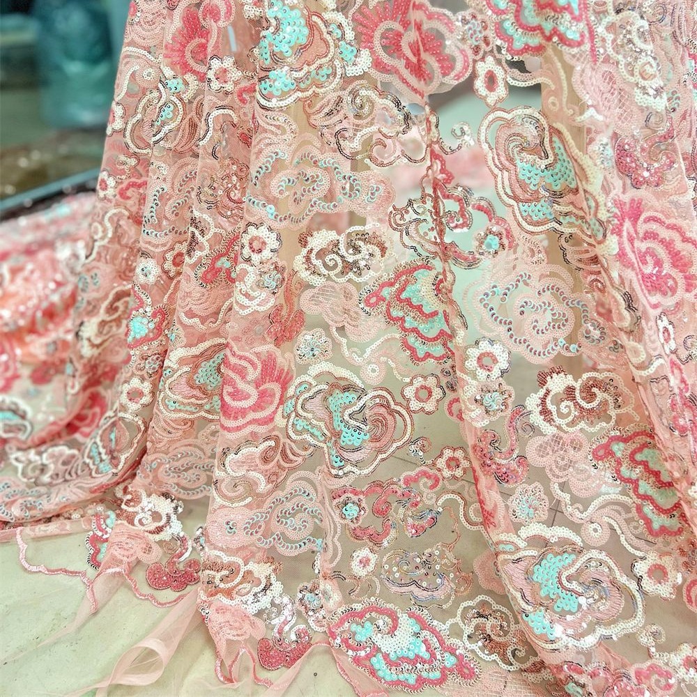2 Yds/lot 130 cm Geniş Pembe M - Embroidery Wedding incelemesi ve fiyatı