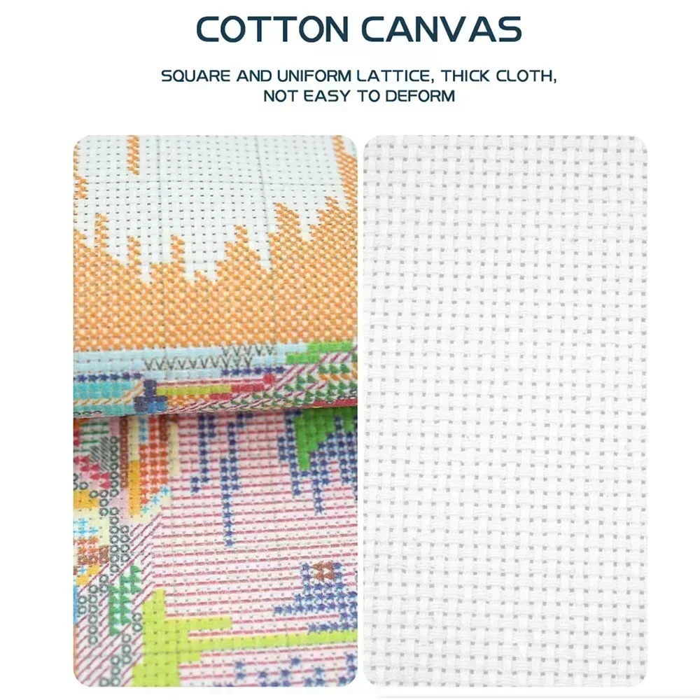 News Önceden Baskılı Kanaviçe  - Embroidery Running Stitch incelemesi ve fiyatı