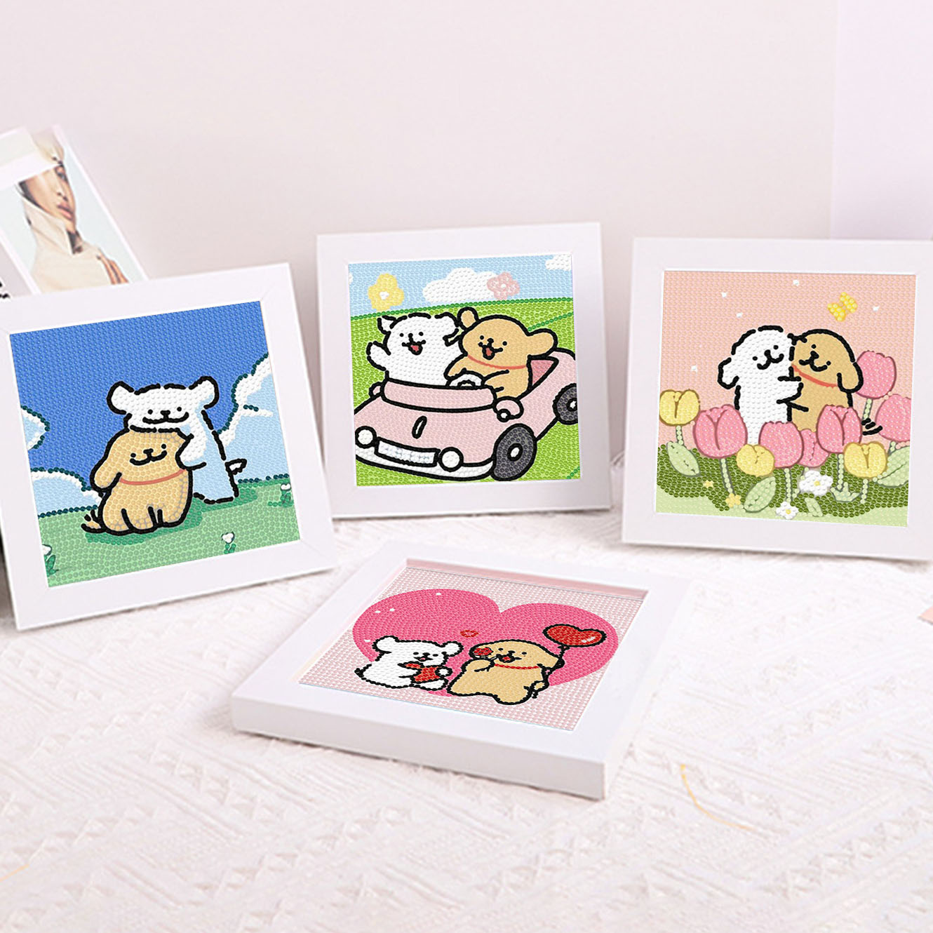 Karikatür çizgi film köpek yav - Embroidery Frame incelemesi ve fiyatı