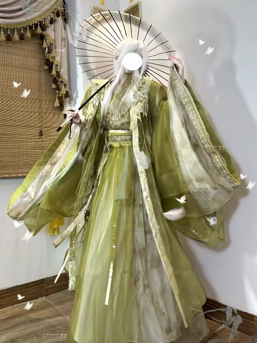 Wuxia Kılıç Ustası Hanfu Kıyaf - Embroidery Gradient incelemesi ve fiyatı