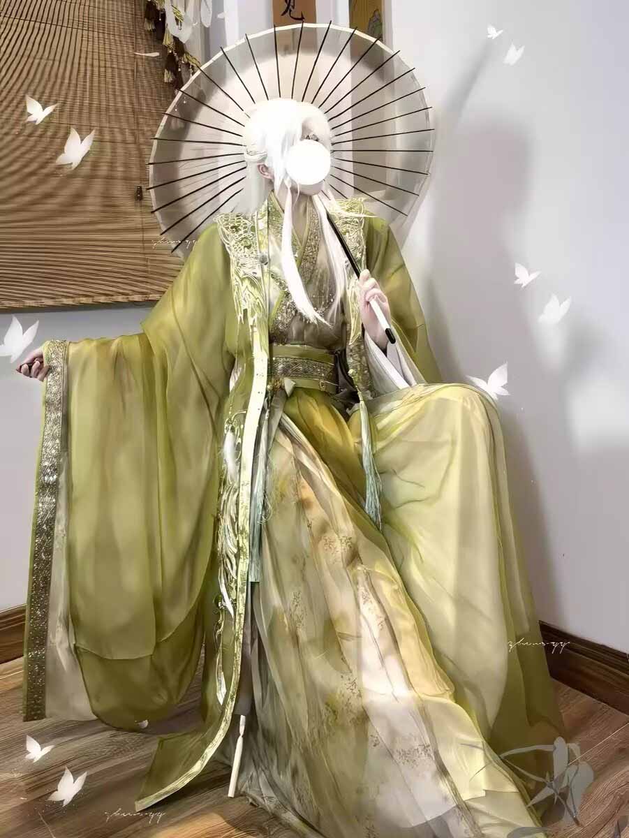 Wuxia Kılıç Ustası Hanfu Kıyaf - Embroidery Gradient incelemesi ve fiyatı