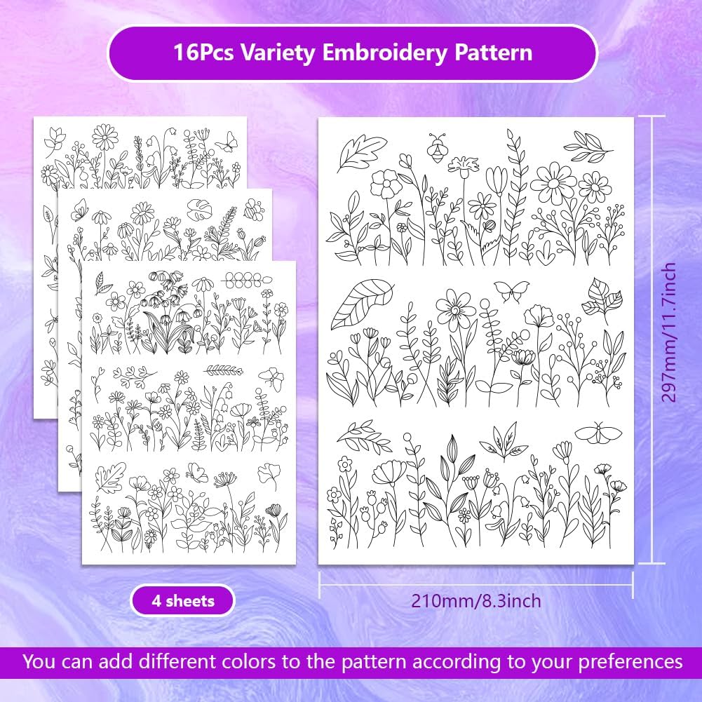 Suda Çözünen Nakış Desenleri S - Embroidery Pattern incelemesi ve fiyatı