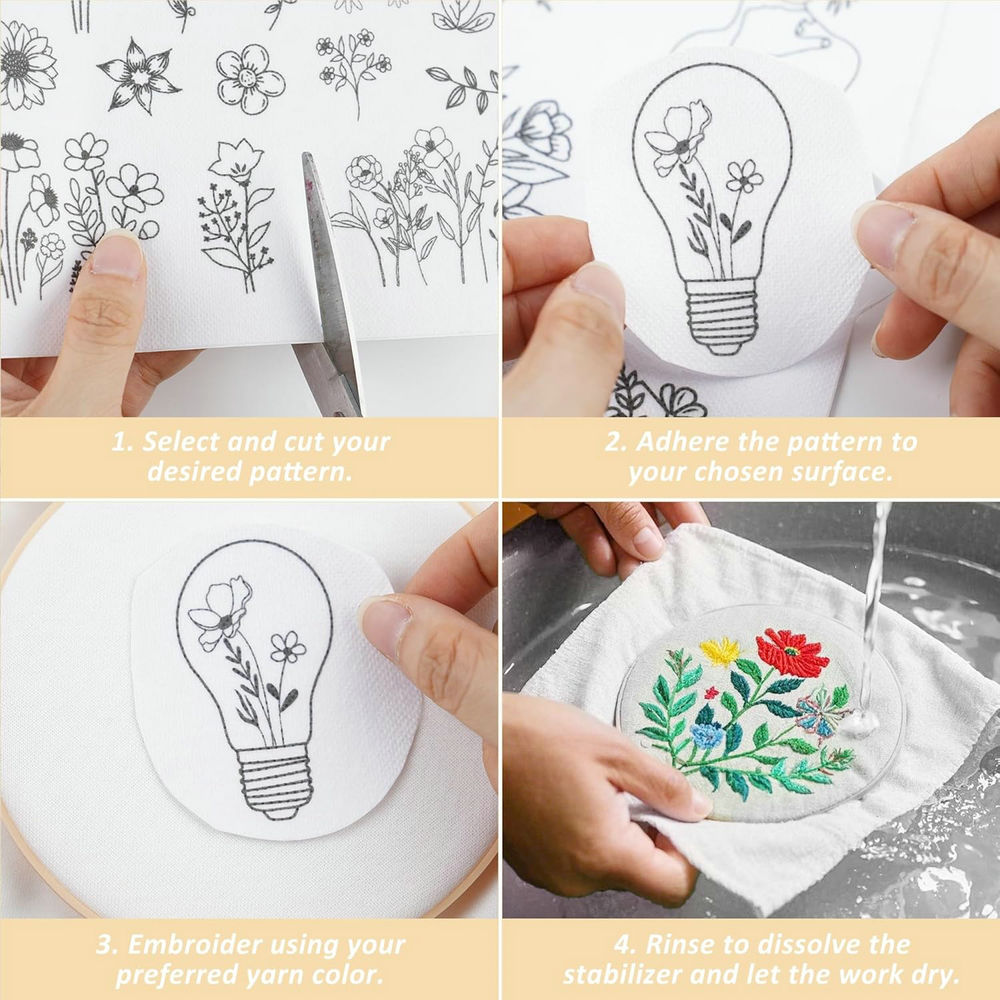 Suda Çözünen Nakış Desenleri S - Embroidery Pattern incelemesi ve fiyatı