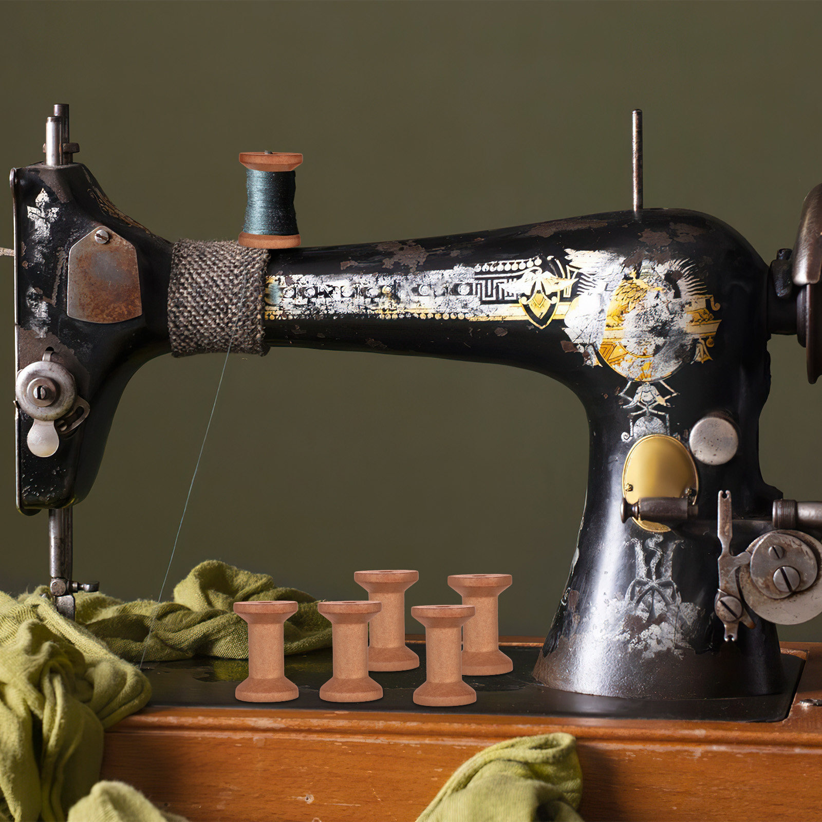 20 Adet Doğal Ahşap İplik Maka - Embroidery Thread Yarn incelemesi ve fiyatı